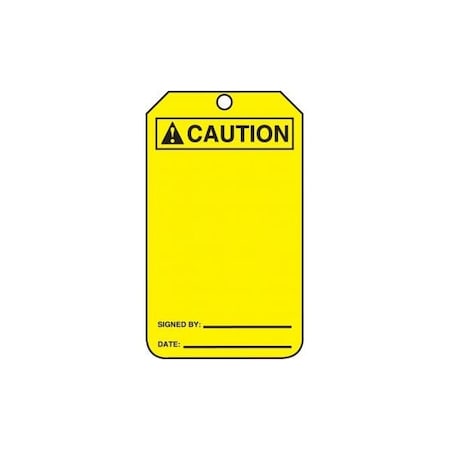 Accuform Plastic, 1-1/2 in Width, 1.56 in Height, , 5 PK MCGT201PTM